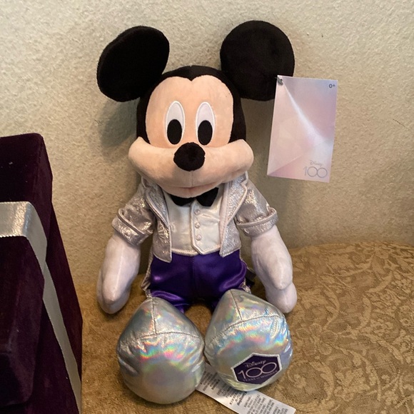 Disney Other - Disney Mickey Plush The Disney 100 years Platinum Celebration Collection NWT